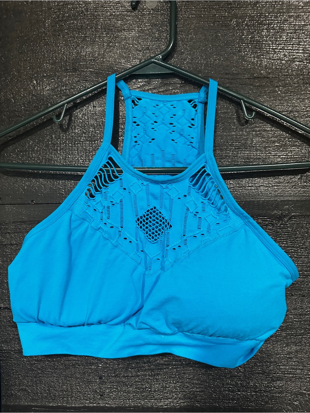 Zyia Amazing Seamless Bra - Bright Cyan